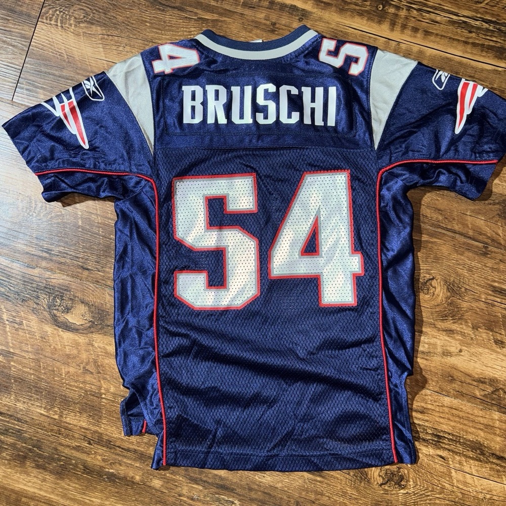 Reebok Kids Size 8 Small Patriots Bruschi Jersey